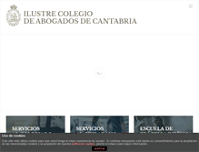 Tablet Screenshot of icacantabria.es